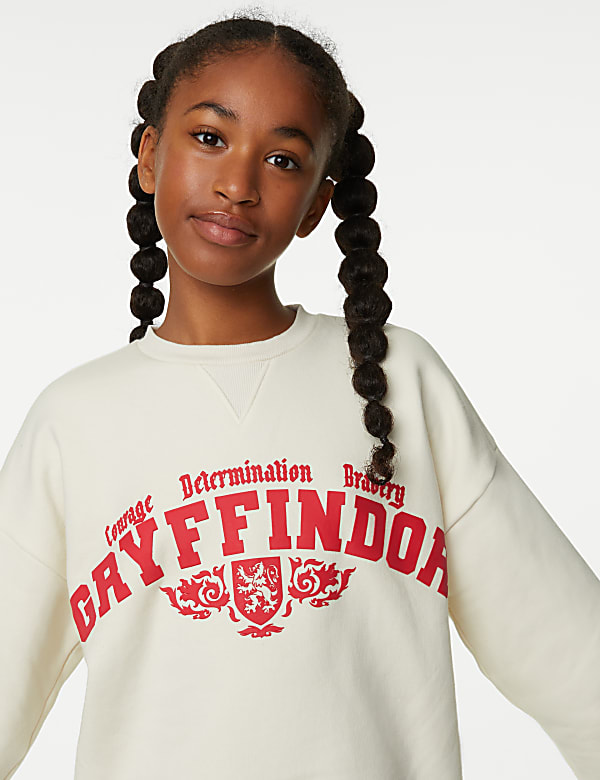Buy Cotton Rich Harry Potter Sweatshirt 6 16 Yrs at Marks Spencer