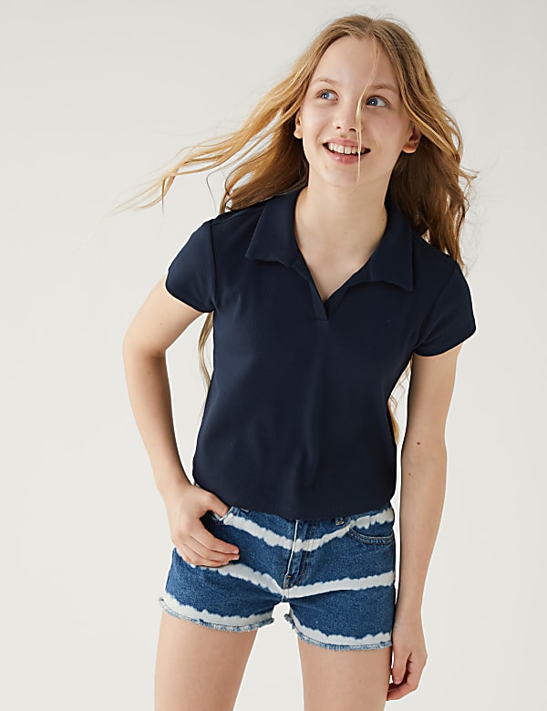 Cotton Rich Ribbed T-Shirt