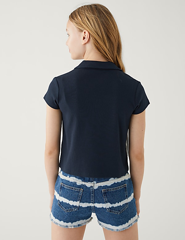 Cotton Rich Ribbed T-Shirt