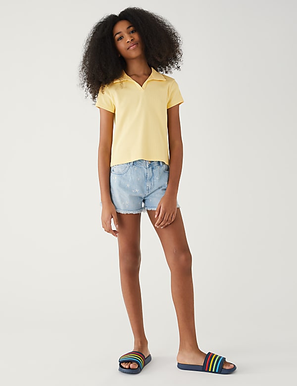 Cotton Rich Ribbed T-Shirt