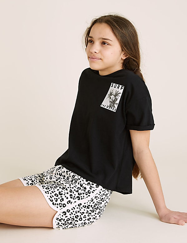Organic Cotton Surf Slogan T-Shirt