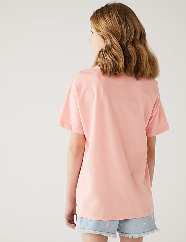 Pure Cotton Embroidered Pineapple T-Shirt