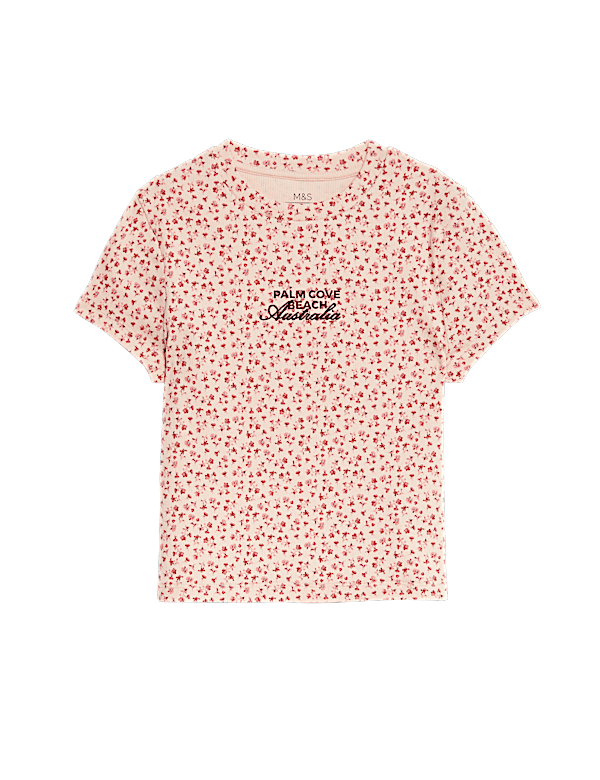 Cotton Rich Ditsy T-Shirt (6-16 Yrs)