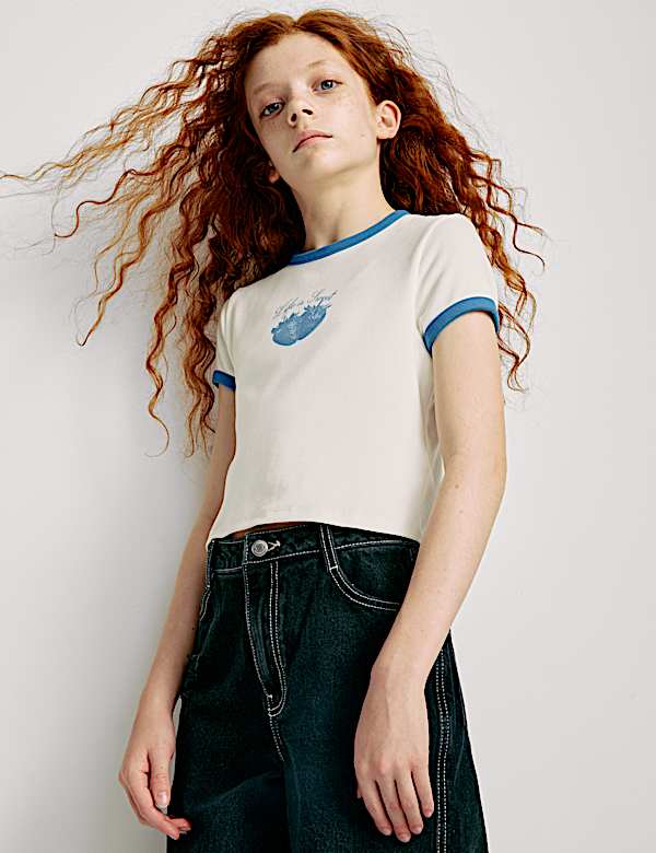 Cotton Rich Printed T-Shirt (6-16 Yrs)