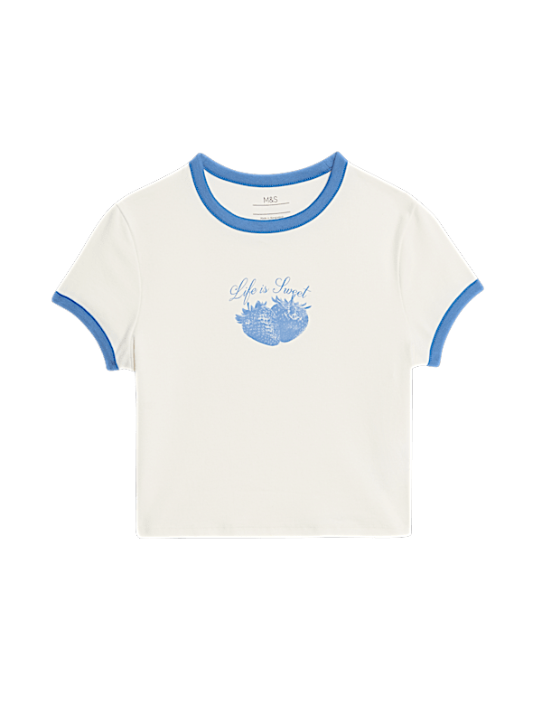 Cotton Rich Printed T-Shirt (6-16 Yrs)