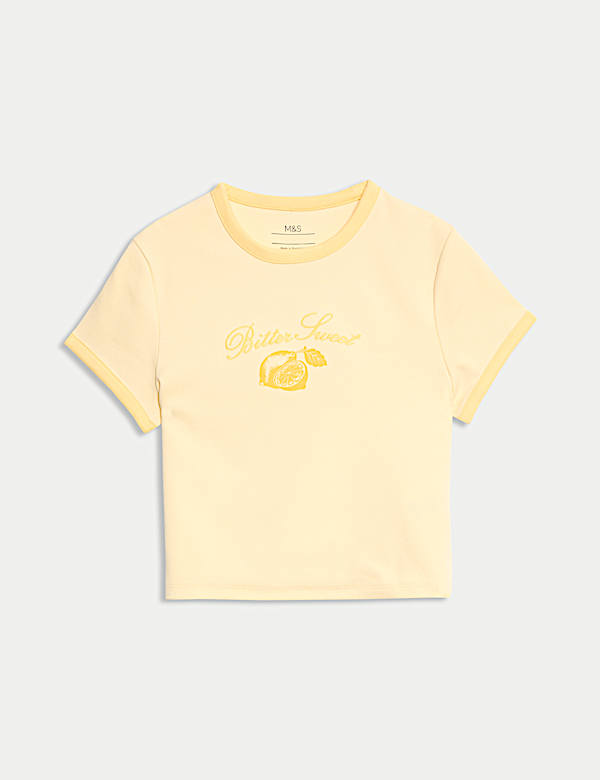 Cotton Rich Printed T-Shirt (6-16 Yrs)