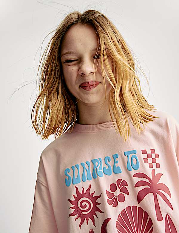 Cotton Rich Sunrise to Sunset T-Shirt (6-16 Yrs)