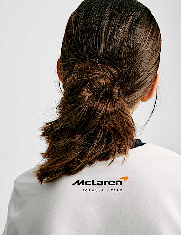 Μπλούζα crop F1 McLaren Team με υψηλή περιεκτικότητα σε βαμβάκι (2-16 ετών) - GR