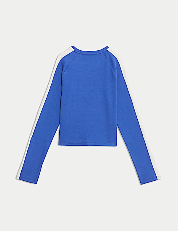 Cotton Rich Graphic Ribbed Top (6-16 Yrs)