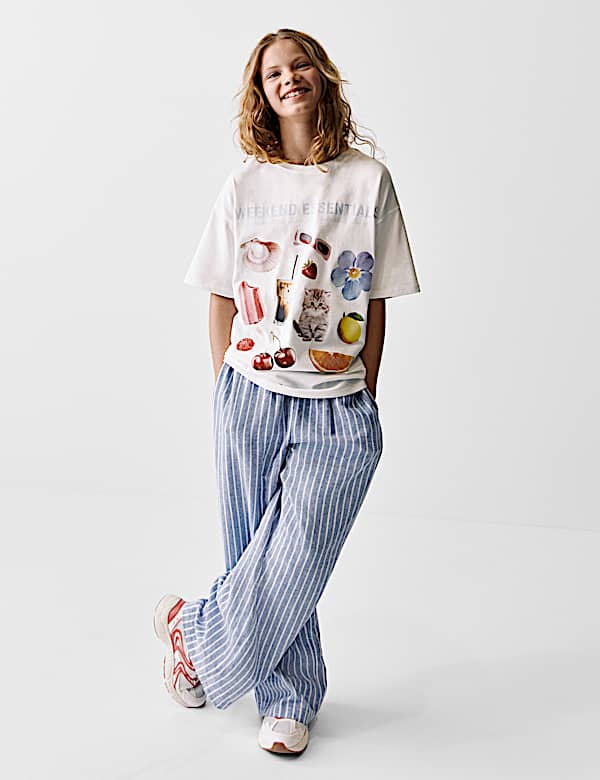 Pure Cotton Weekend Essentials T-Shirt (6-16 Yrs) - NZ