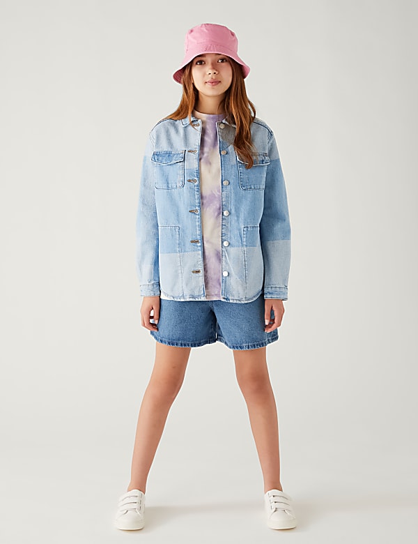 Denim Patchwork Jacket