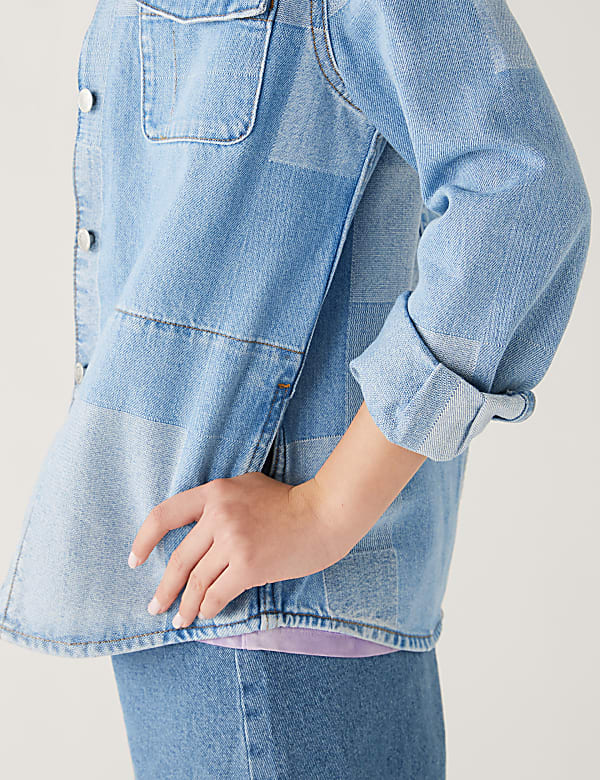 Denim Patchwork Jacket
