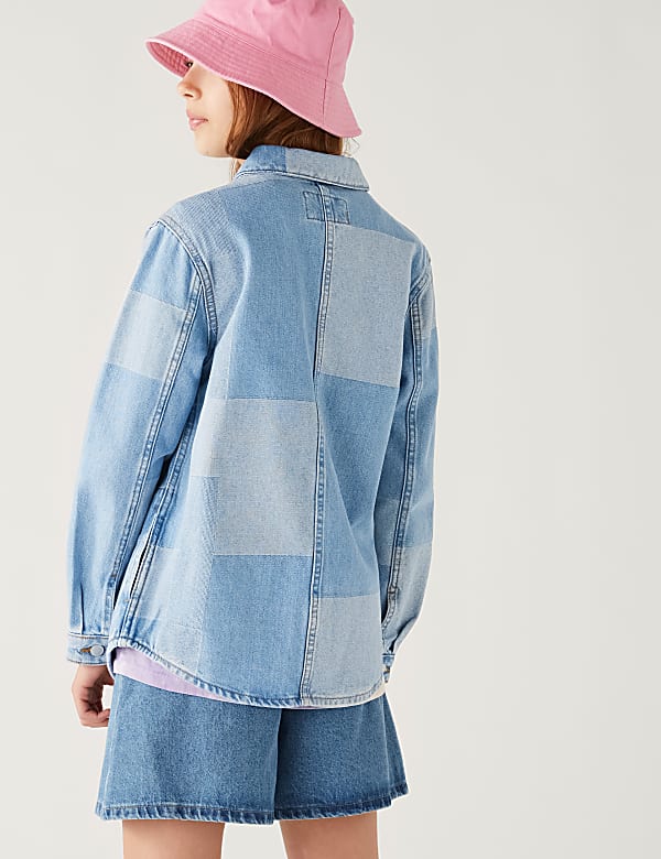 Denim Patchwork Jacket