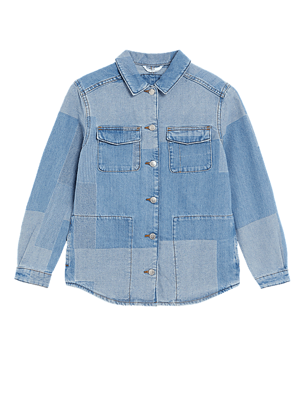 Denim Patchwork Jacket