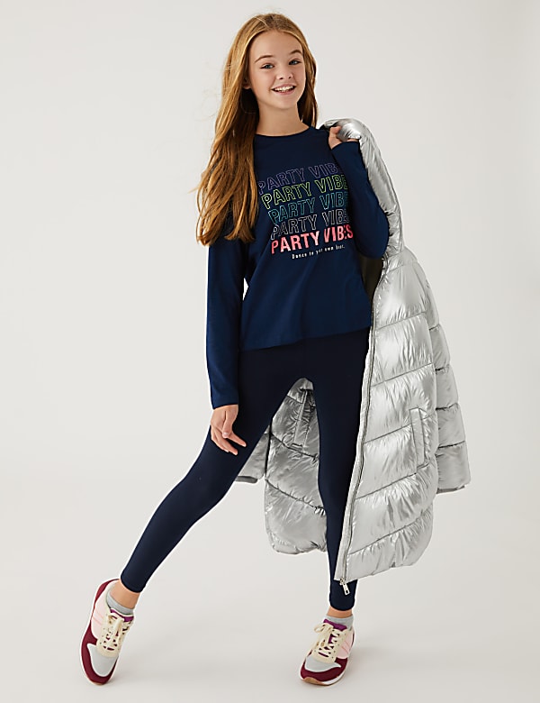 Pure Cotton Party Vibes Slogan T-Shirt