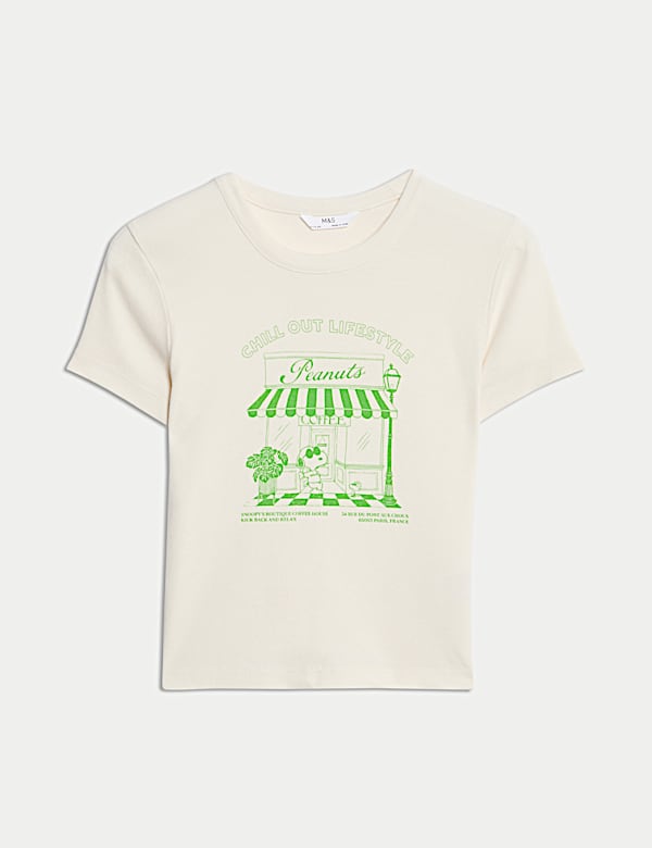 קרופ טופ מכותנה טהורה בעיצוב Snoopy™‎ (16-6 שנים) - IL