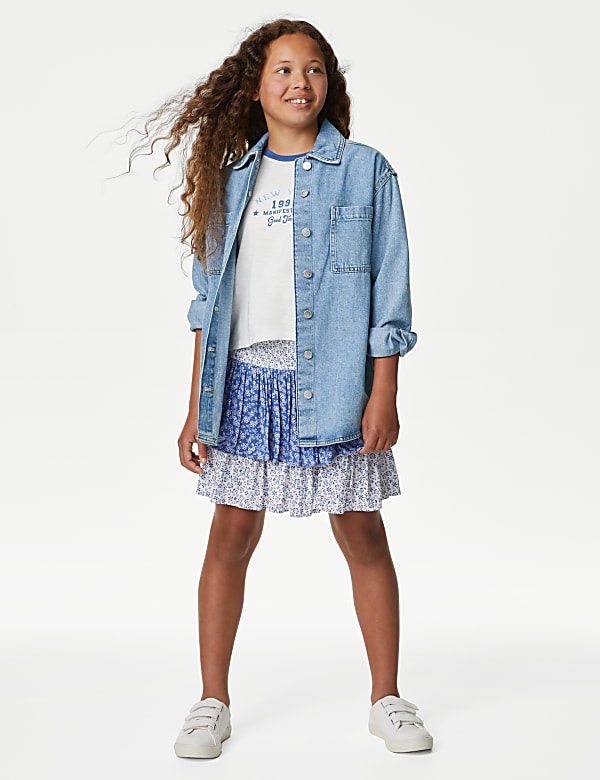 Denim Shacket (6-16 Yrs)