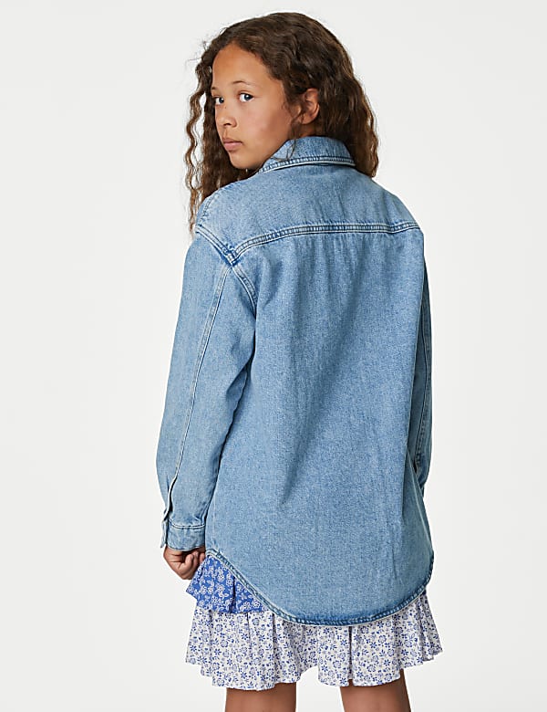 Denim Shacket (6-16 Yrs)