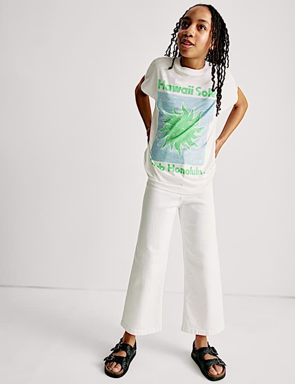 Cotton Rich Honolulu Print T-Shirt (2-16 Yrs) - IS