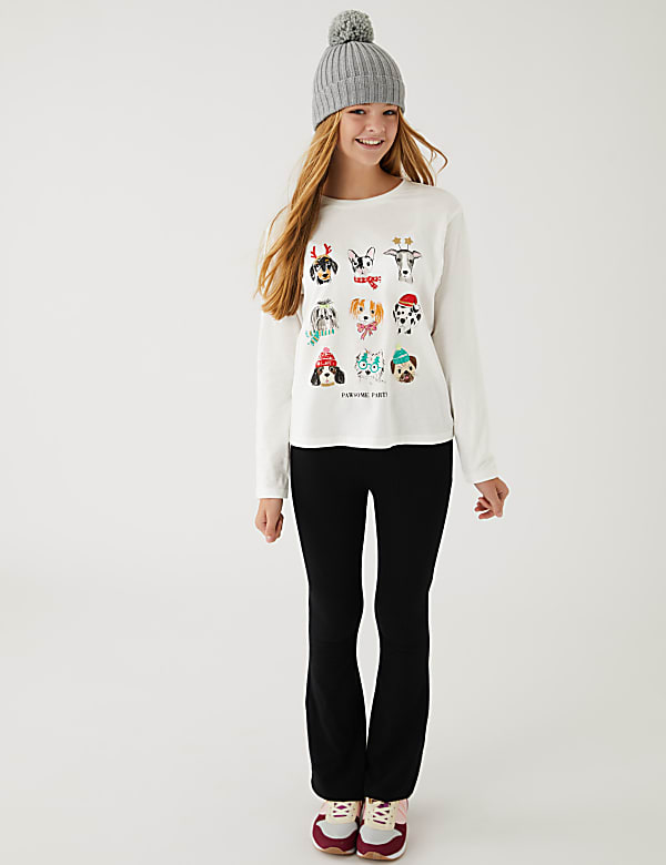 Pure Cotton Dog Print Top