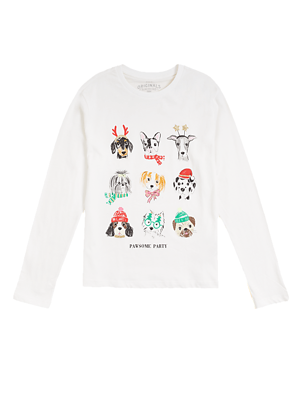 Pure Cotton Dog Print Top