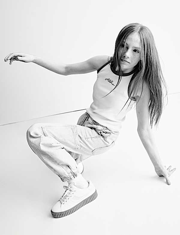 Cotton Rich Embroidered Aloha Vest (6-16 Yrs) - NO