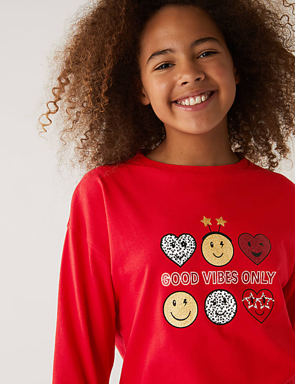 SmileyWorld® Pure Cotton Slogan Top