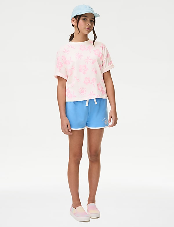 Pure Cotton Floral T-Shirt (6-16 Yrs) - AL