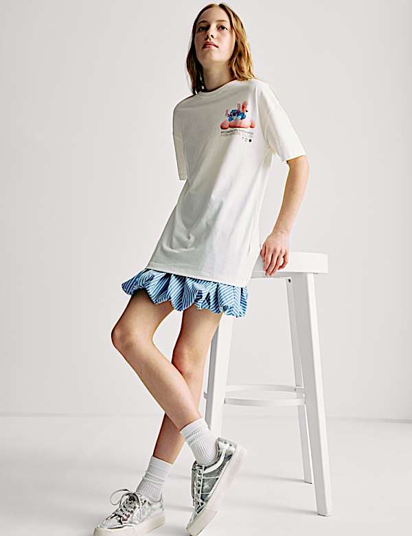 Pure Cotton Lilo & Stitch™ T-Shirt (6-16 Yrs) - FI