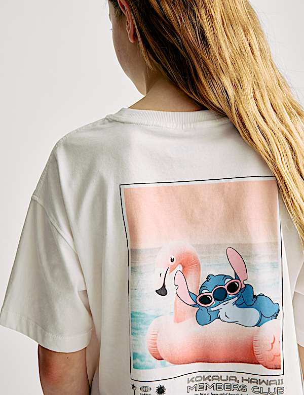 Pure Cotton Lilo & Stitch™ T-Shirt (6-16 Yrs) - NZ