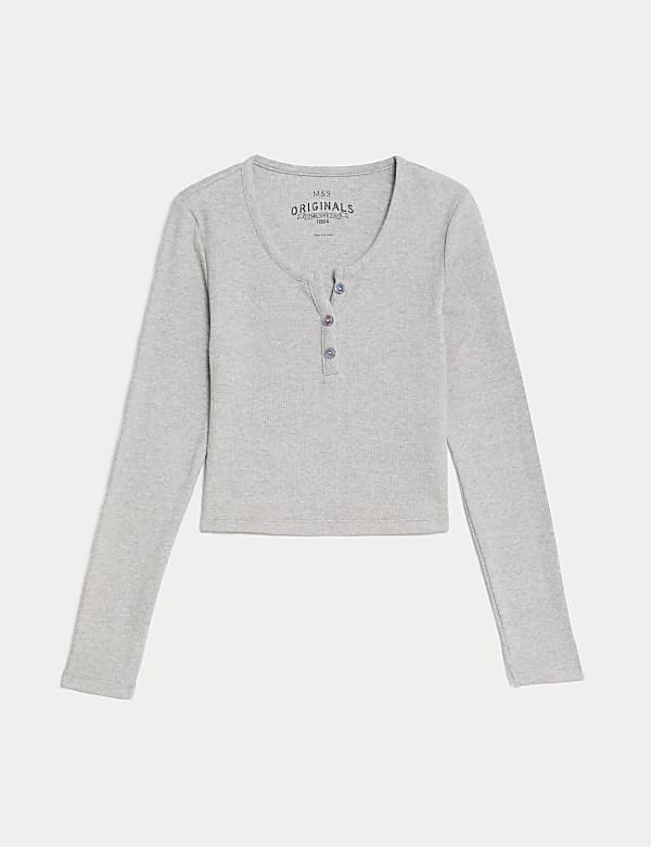 Top boutonné en coton côtelé (du 6 au 16 ans) - BE