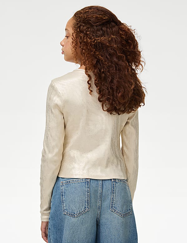 Cotton Rich Ribbed Top (2-16 Yrs)