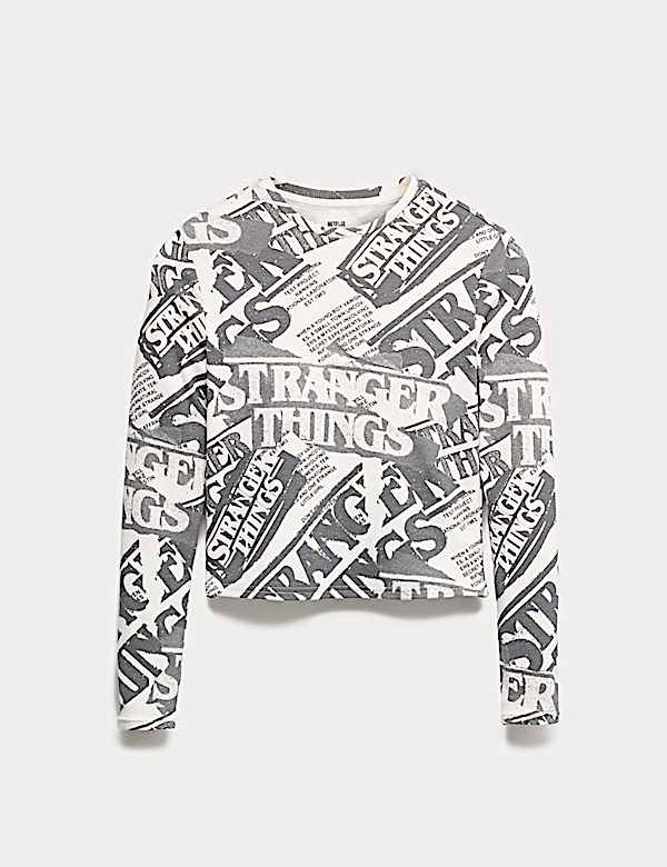 Cotton Rich Graphic Stranger Things™ Top (6-16 Yrs) - MV