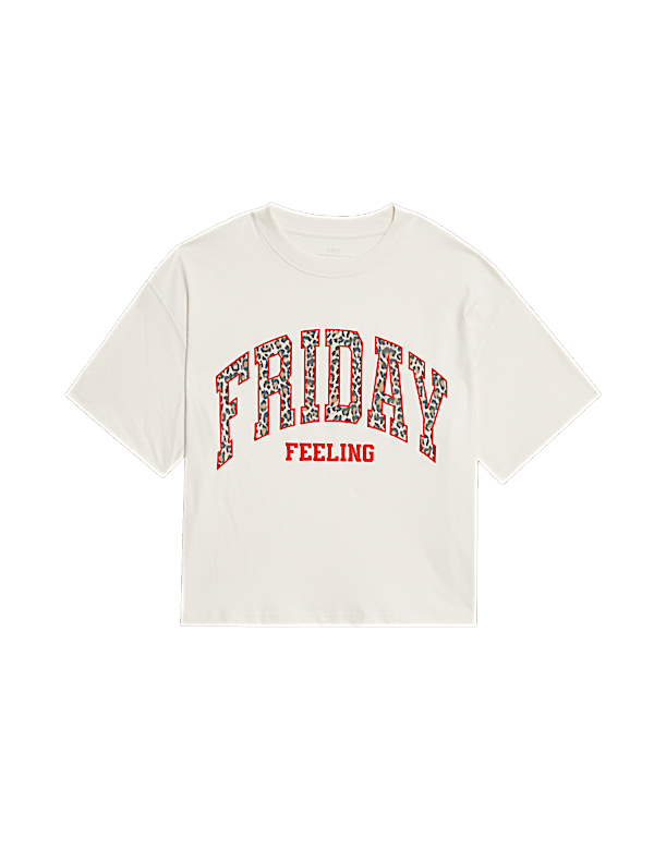 Pure Cotton Friday Feeling T-Shirt (6-16 Yrs)