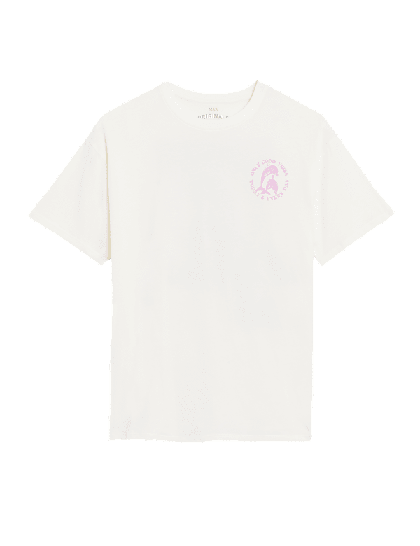 Pure Cotton Dolphin T-Shirt