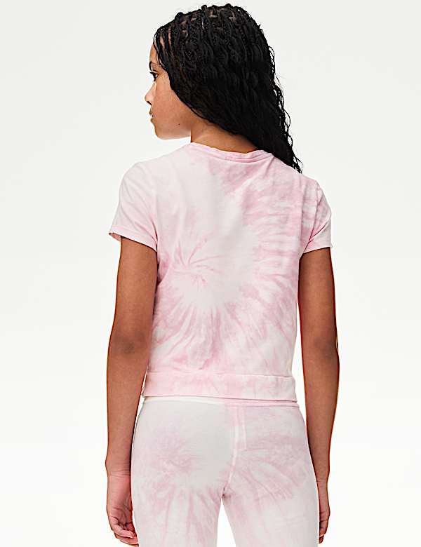 Top ze skręconym przodem z mieszanki z przewagą bawełny (2–16&nbsp;lat) - PL