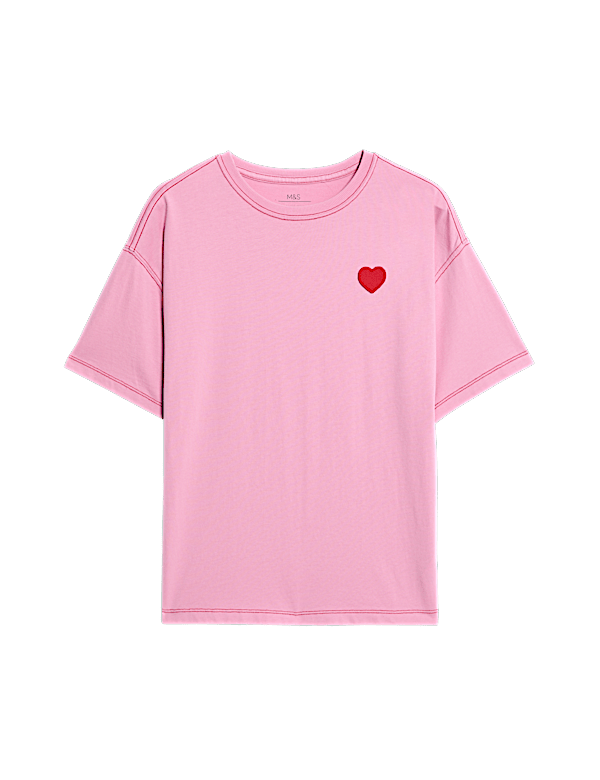 Pure Cotton Embroidered T-Shirt (2-16 Yrs)