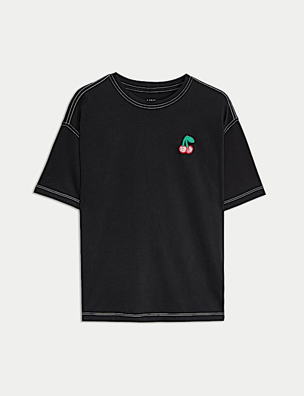 Pure Cotton Embroidered T-Shirt (2-16 Yrs)