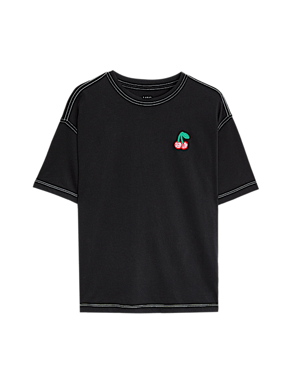 Pure Cotton Embroidered T-Shirt (2-16 Yrs)
