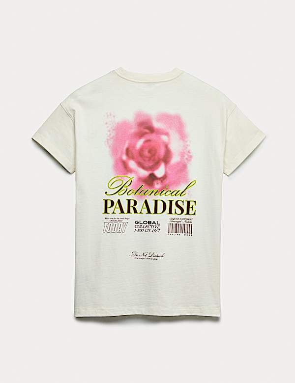 Pure Cotton Graphic T-Shirt (6-16 Yrs)