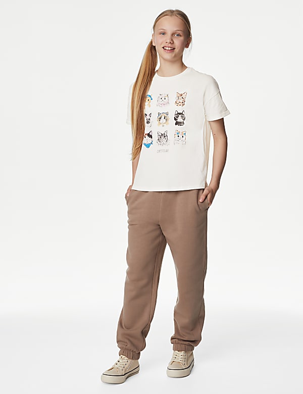 Pure Cotton Cat T-Shirt (6-16 Yrs)
