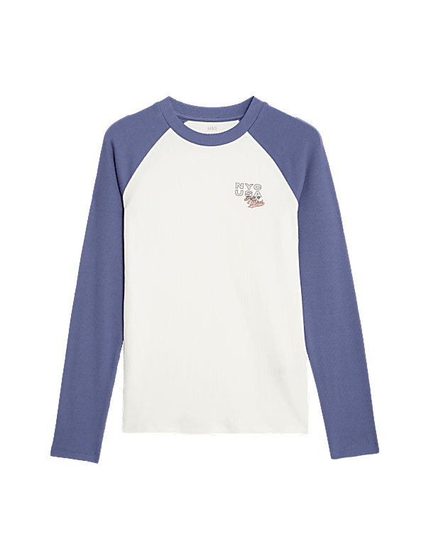 Cotton Rich Slogan Top (6-16 Yrs)