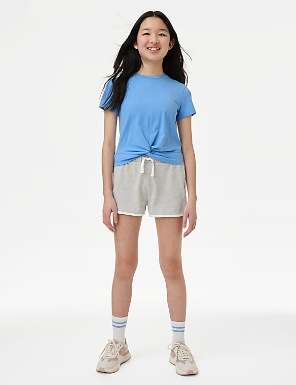 Cotton Rich Twist Front T-Shirt (6-16 Yrs)
