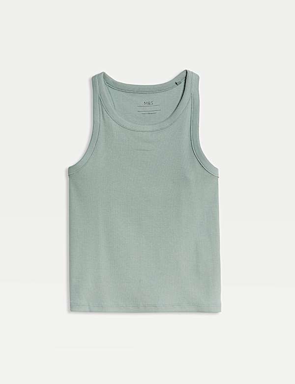 Cotton Rich Ribbed Vest (2-16 Yrs) - AU