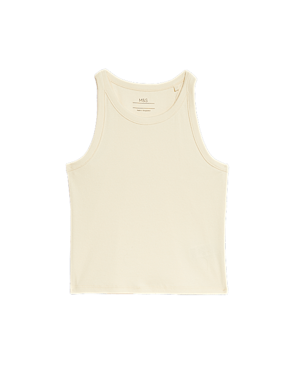 Cotton Rich Ribbed Vest (2-16 Yrs)