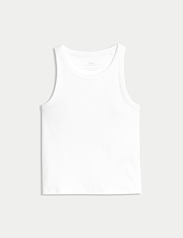 Cotton Rich Ribbed Vest (2-16 Yrs) - US