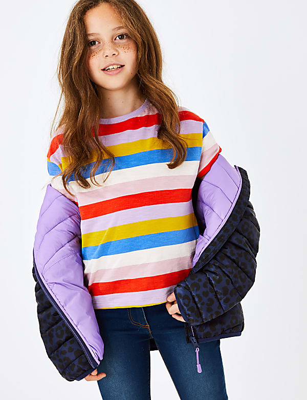 Stormwear™ Padded Spot Print Coat (3-16 Years)
