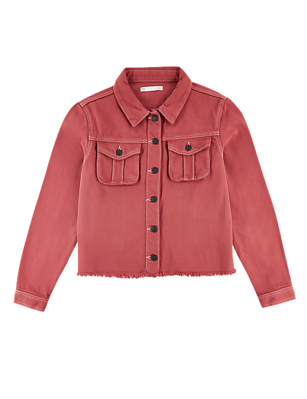 Cotton Coloured Denim Jacket (6-16 Years)