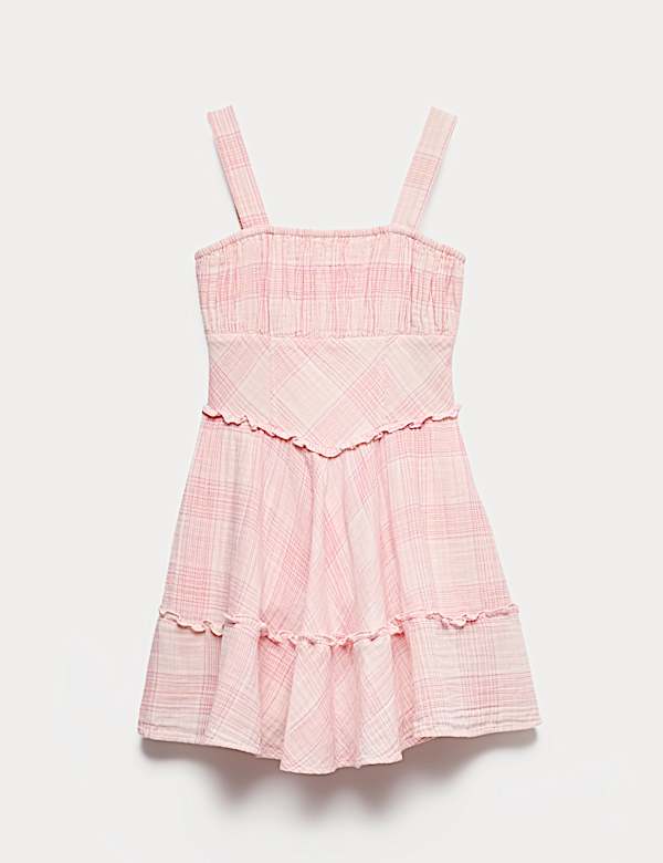 Checked Corset Mini Dress (6-16 Yrs)