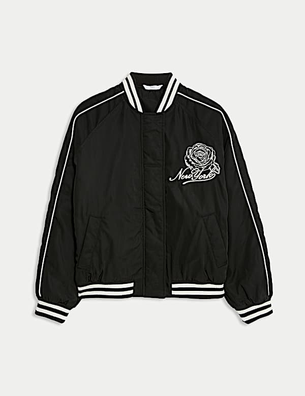 ז'קט בומבר עם רקמת New York (6‏-16 שנים) - IL